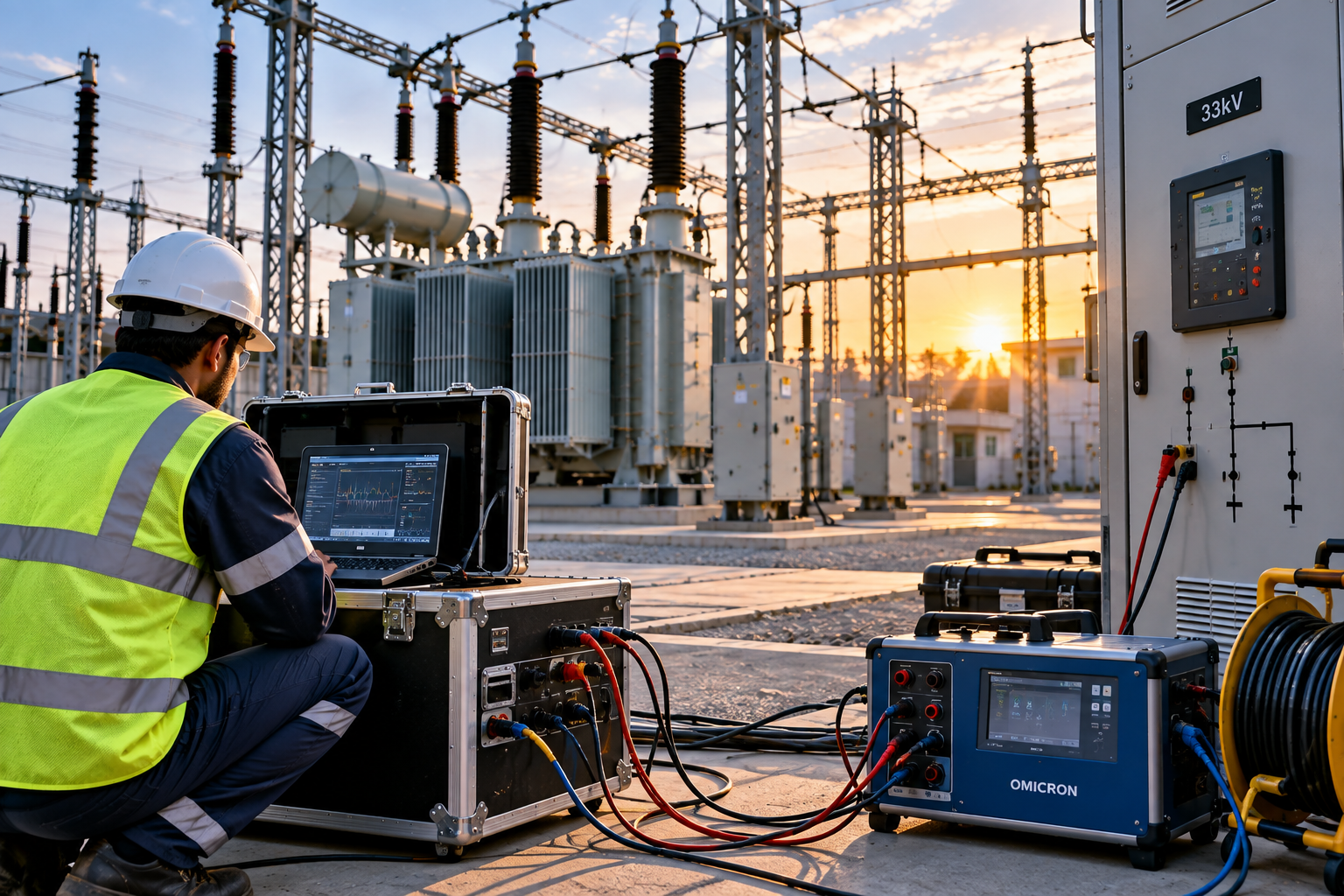 HT testing and commissioning